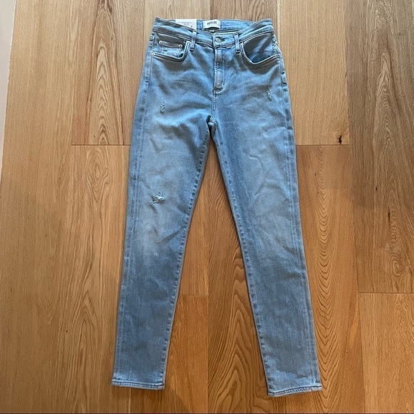 NWT  AGOLDE SOPHIE mid rise ankle - 28 - Picture 6 of 12